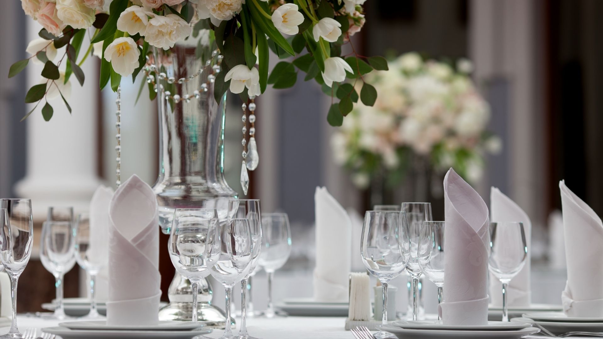 Dukad bröllopsmiddag.