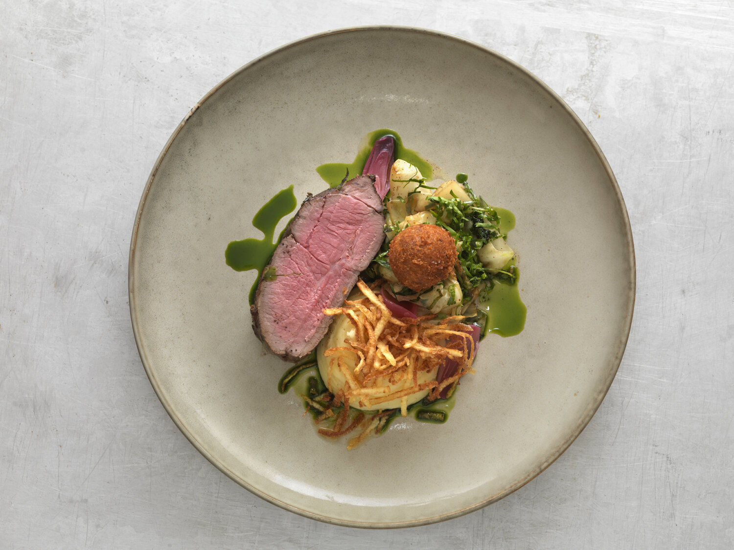 Flygfoto över slottsparken.